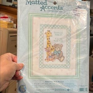 Baby Pastel Pals Birth Record